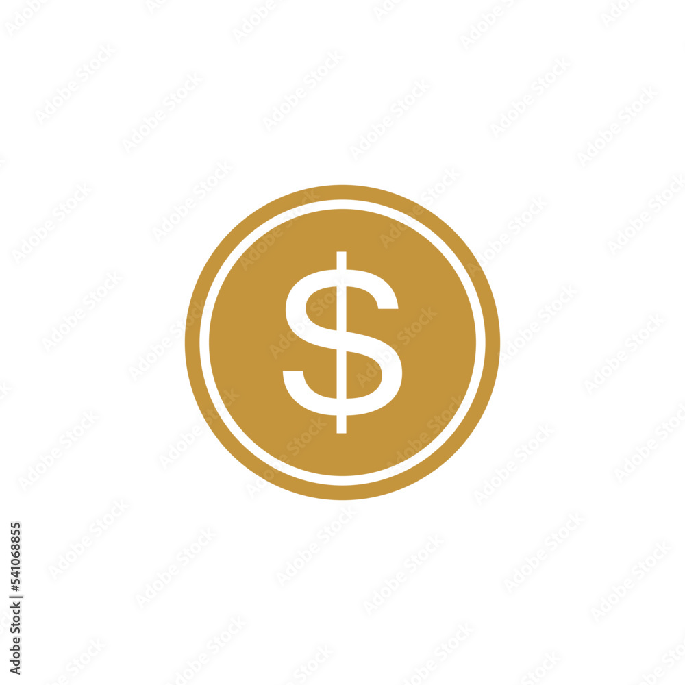 Dollar Currency Money Icon Template Dollar Currency Money Icon Template