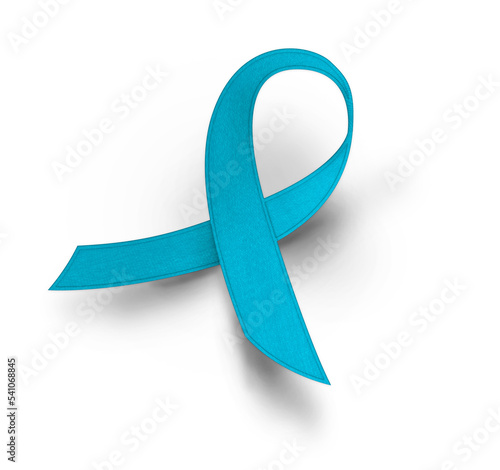 Laço fita novembro azul realista png com sombra para usar em campanhas voltadas à Saúde Masculina câncer de Próstata
