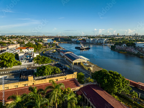 Wallpaper Mural Rio Ozama, Zona Colonial, Santo Domingo, Dominican Republic. Torontodigital.ca