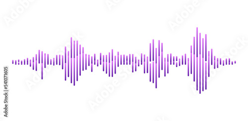 Sound wave audio vector radio player music track graphic voice background waveform