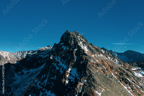 mountain landscape, Tatra mountains panorama, Poland. Tatra National Park. Panorama of the surrounding area Swinica, Tatra Mountains. Zakopane town in Poland. panorama from peak - Slovakia Tatras.