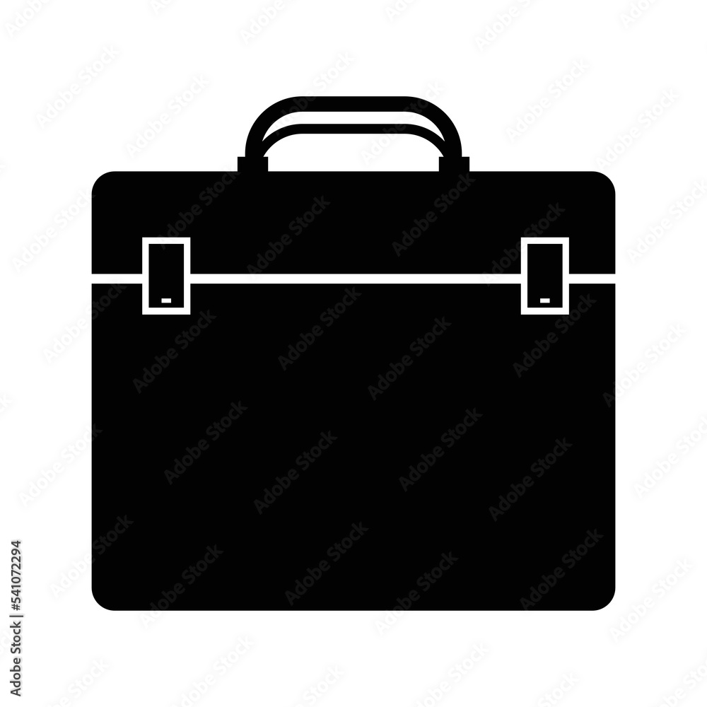 Construction toolkit briefcase icon | Black Vector illustration | Construction toolkit briefcase icon | Black Vector illustration |
