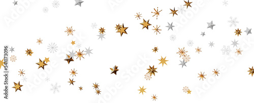 stars background  sparkle lights confetti falling. magic shining Flying christmas stars on night