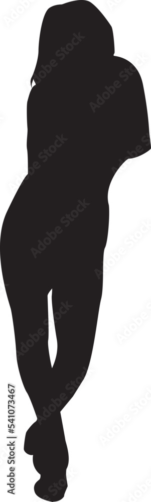 silhouette of a hip-hop dancer silhouette of a hip-hop dancer