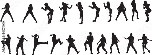 silhouette of a hip-hop dancer
