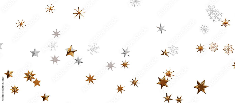 Snowflakes and bokeh lights on the blue Merry Christmas background. 3D render Snowflakes and bokeh lights on the blue Merry Christmas background. 3D render
