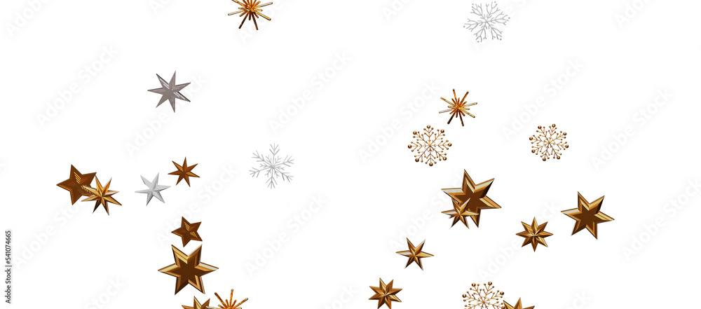 Christmas Card - Snowflakes Of Paper In Frame Christmas Card - Snowflakes Of Paper In Frame