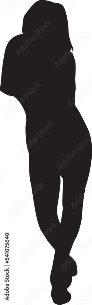 silhouette of a hip-hop dancer silhouette of a hip-hop dancer