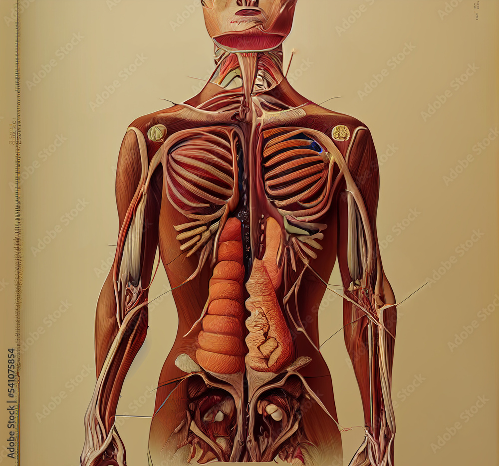 Anatomical structure of the human stomach