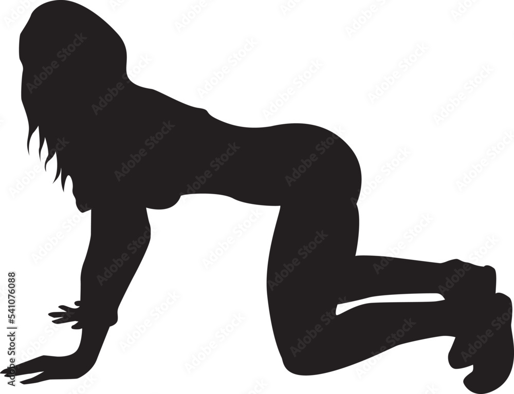 silhouette of a hip-hop dancer silhouette of a hip-hop dancer