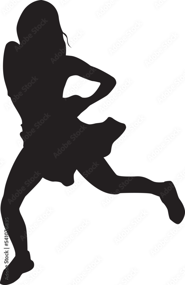 silhouette of a dancing person silhouette of a dancing person