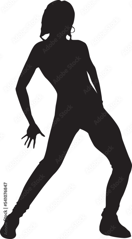 silhouette of a dancing person