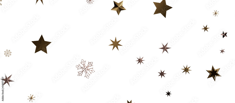 Snowflakes Falling On Snow - Winter Banner Snowflakes Falling On Snow - Winter Banner