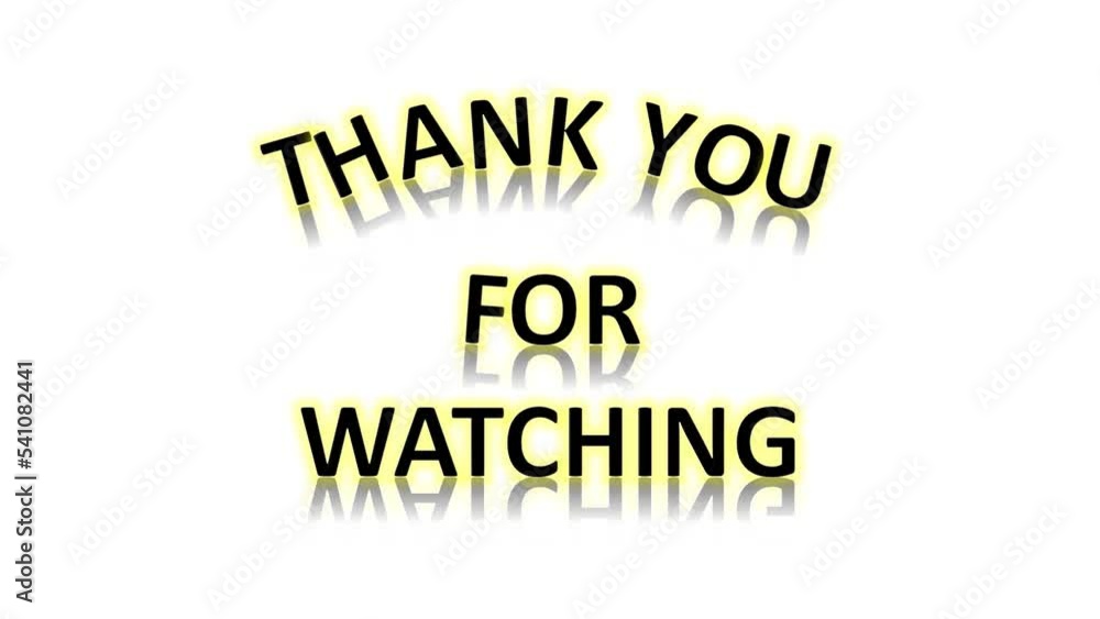 Animated video thank you for watching Animated video thank you for watching