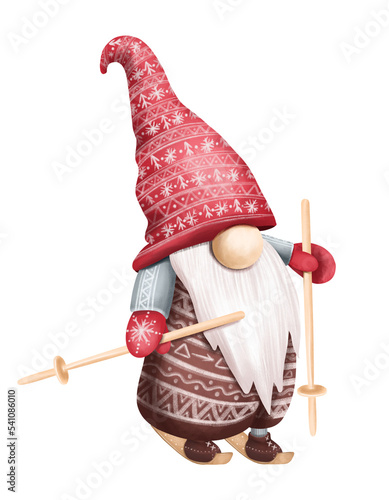 Ski Pole clip art preview