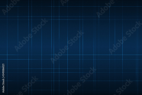 Abstract technological blue and white background. Blueprint minimalistic style