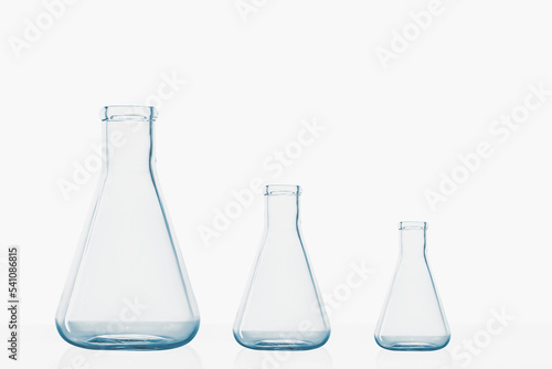 laboratory flasks, glass jars, laboratory, white background, transparent glass, chemistry, medicine, laboratory, pharmaceuticals