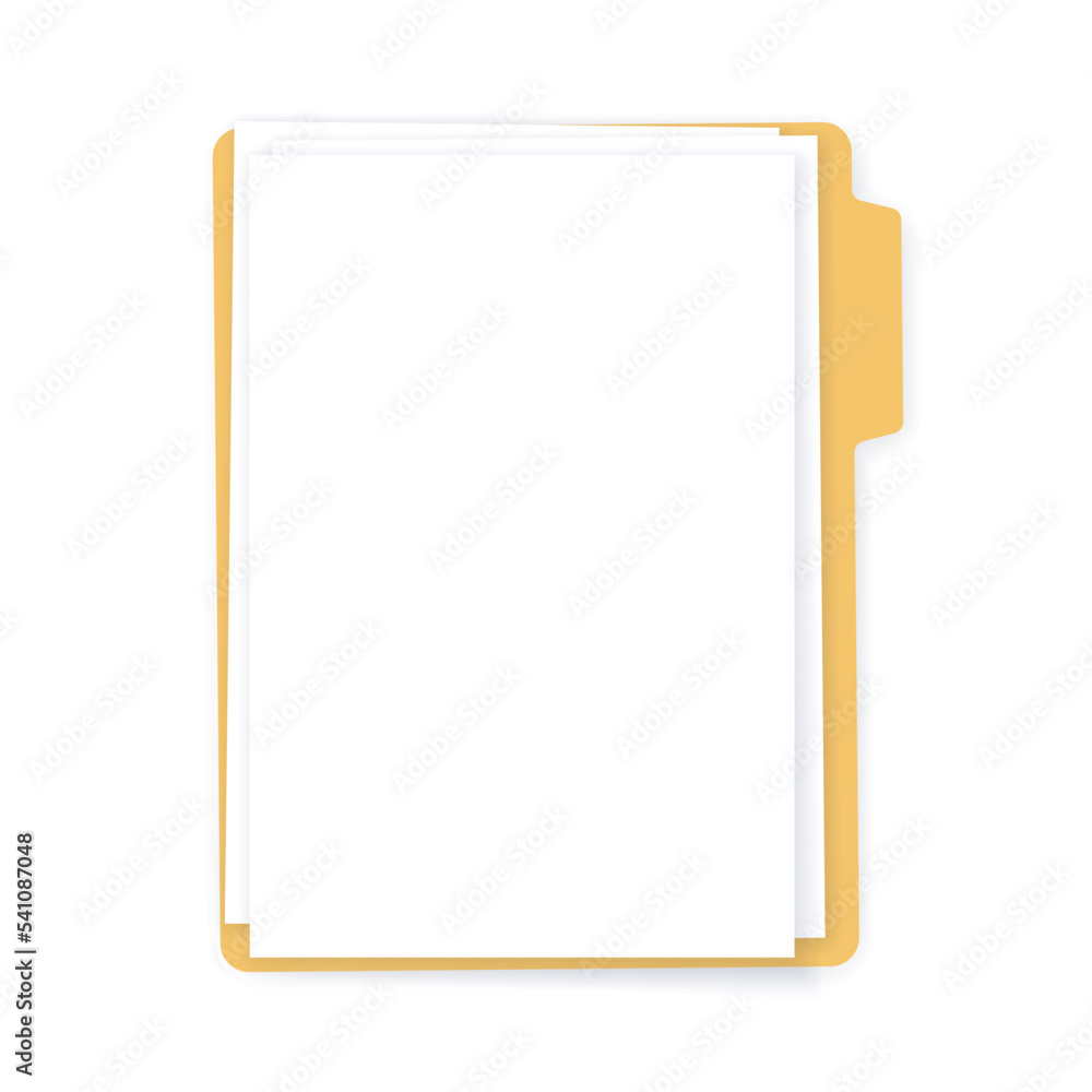 Paper document stack Paper document stack