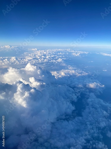 clouds over the sea