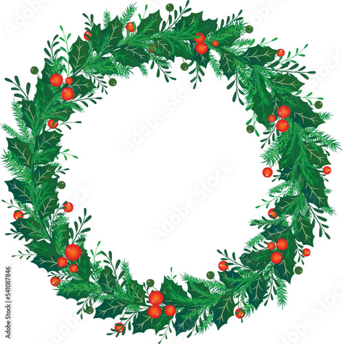 Christmas wreath for christmas decoration 