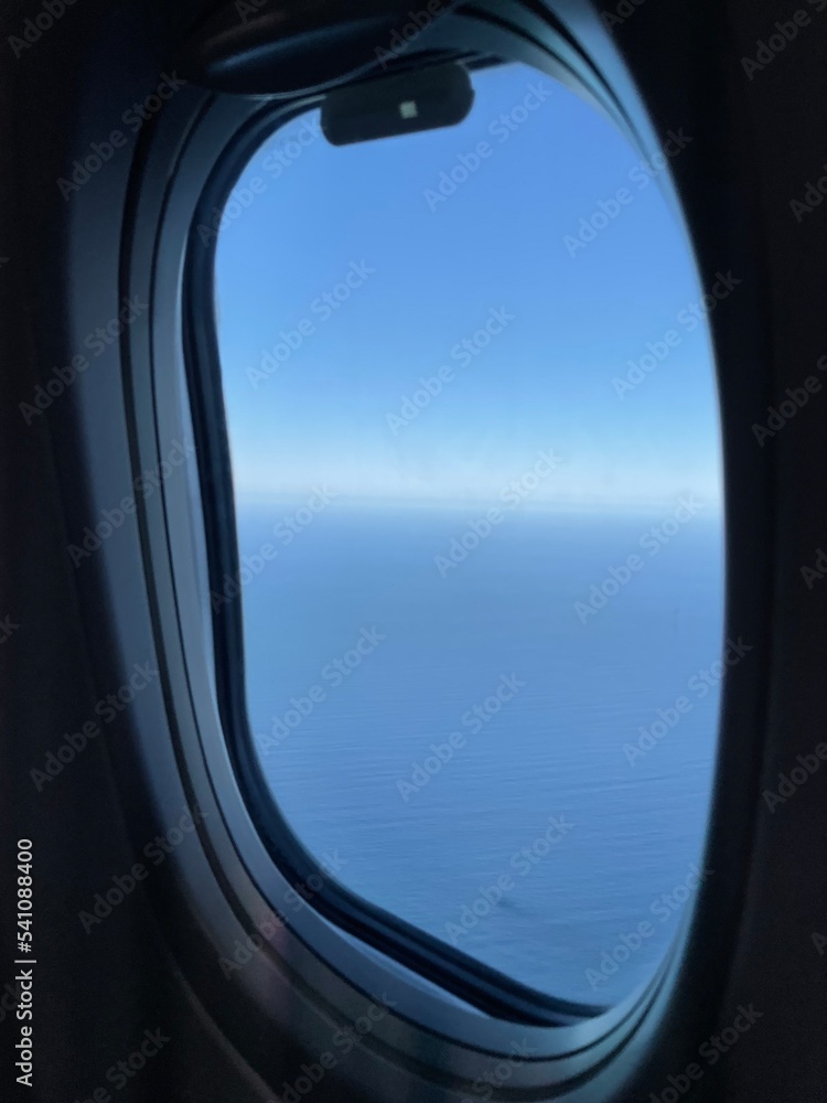 view from airplane window