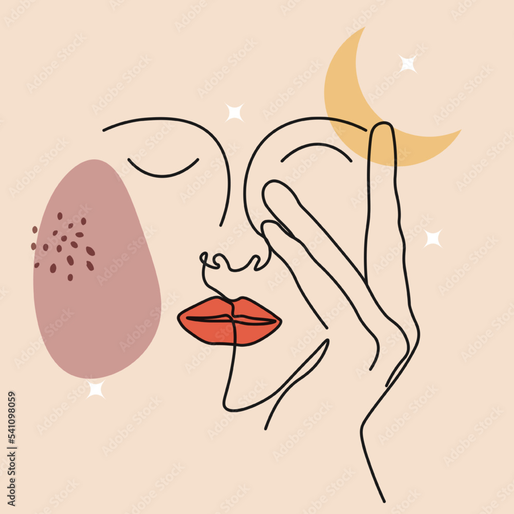 momen face potrait hand drawn art momen face potrait hand drawn art
