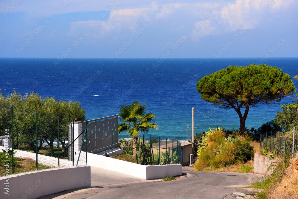panorama at ricadi capo vaticano Calabria Italy panorama at ricadi capo vaticano Calabria Italy