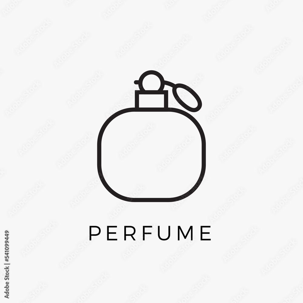 Perfume bottle line icon vector fragrance linear spray art cosmetic flat icon. Perfume illustration scent bottle design deodorant. Perfume bottle line icon vector fragrance linear spray art cosmetic flat icon. Perfume illustration scent bottle design deodorant.