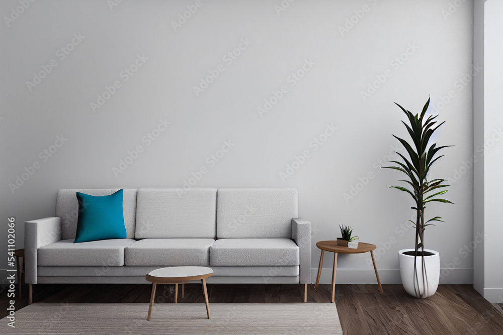 Rooms with white sofa, wooden parquet floor, white and gray room color, apartment without furniture. Rooms with white sofa, wooden parquet floor, white and gray room color, apartment without furniture.