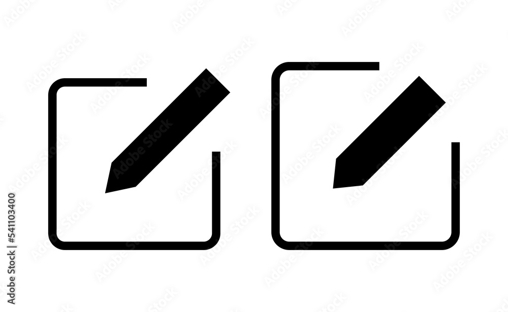Edit icon vector for web and mobile app. edit document sign and symbol. edit text icon. pencil. sign up Edit icon vector for web and mobile app. edit document sign and symbol. edit text icon. pencil. sign up