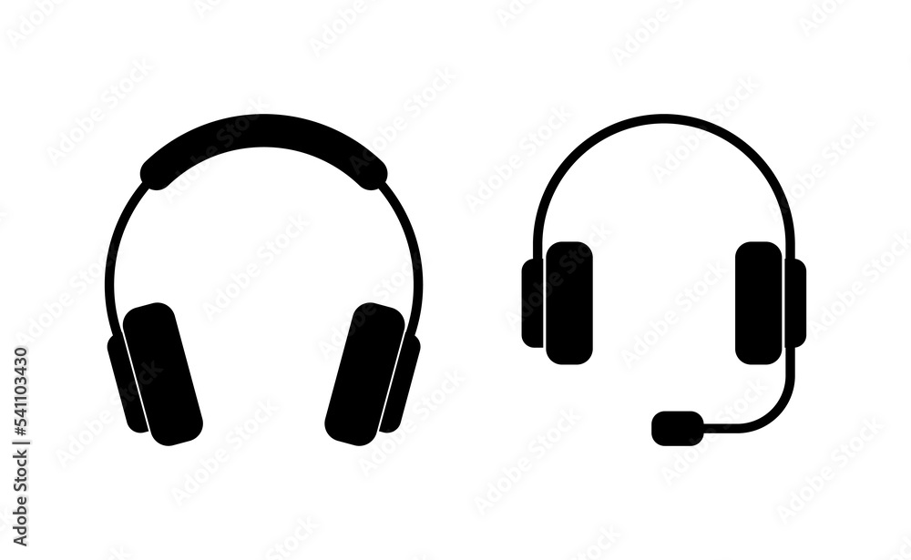 Headphone icon vector for web and mobile app. headphone sign and symbol Headphone icon vector for web and mobile app. headphone sign and symbol