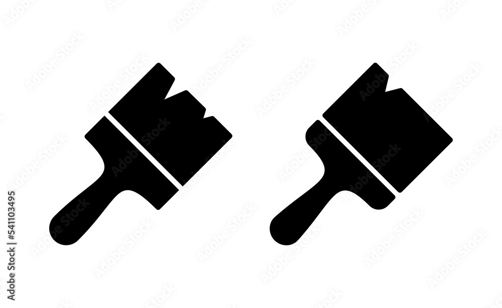 Paint icon vector for web and mobile app. paint brush sign and symbol. paint roller icon vector Paint icon vector for web and mobile app. paint brush sign and symbol. paint roller icon vector