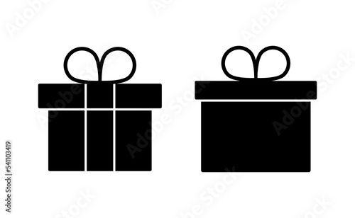 Gift icon vector for web and mobile app. gift sign and symbol. birthday gift