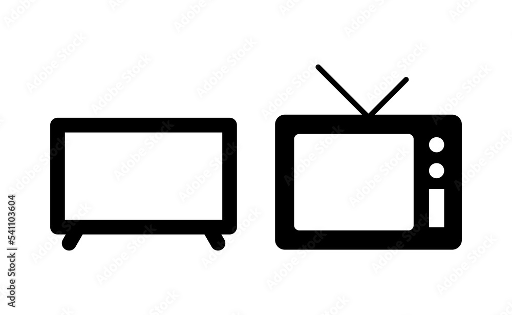 Tv icon vector for web and mobile app. television sign and symbol Tv icon vector for web and mobile app. television sign and symbol