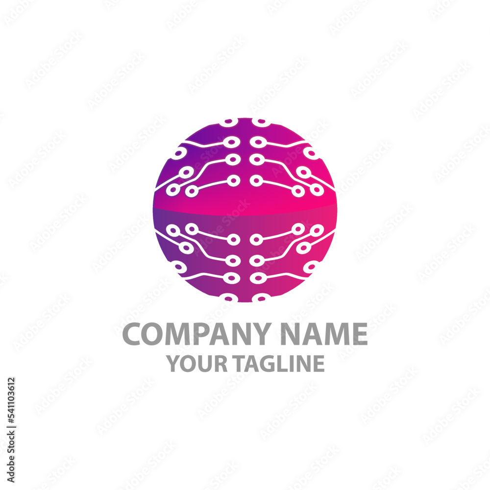 Pixel technology logo vector concept design, Internet network symbol logo, Digital Wire logo. Pixel technology logo vector concept design, Internet network symbol logo, Digital Wire logo.