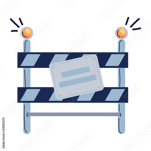 construction barricade fence