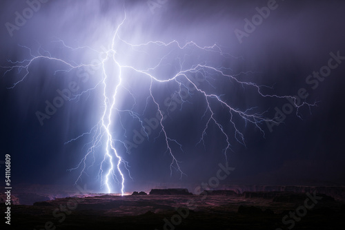 Fotografia Lightning in Canyonlands National Park