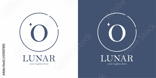 Lunar Logo Design with Letter O