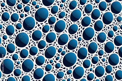 Curve Waves Geometric Pattern background  2d illustration illustration Riptide Blue Gradient.