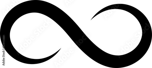 Infinity symbol. Eternity sign in png. Infinity icon on transparent background. Endless sign in png