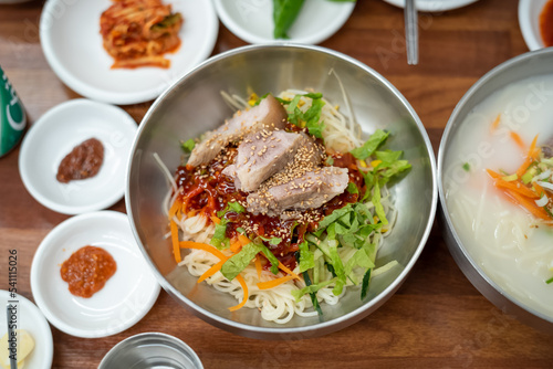 Noodle Soup with Pork - Korea Food