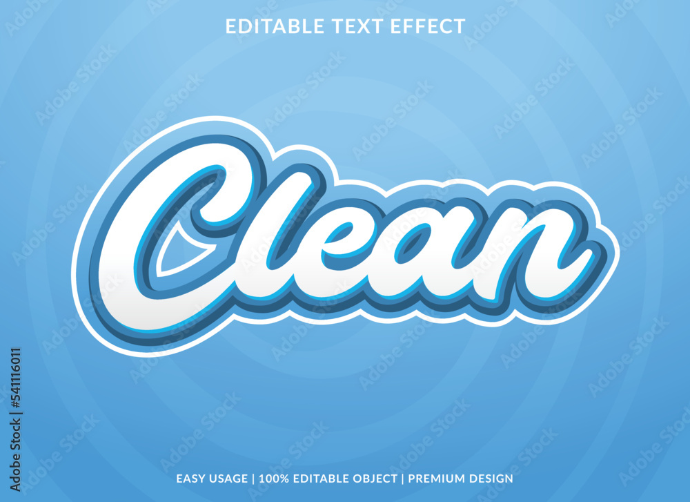 clean text effect template use for business logo and brand clean text effect template use for business logo and brand