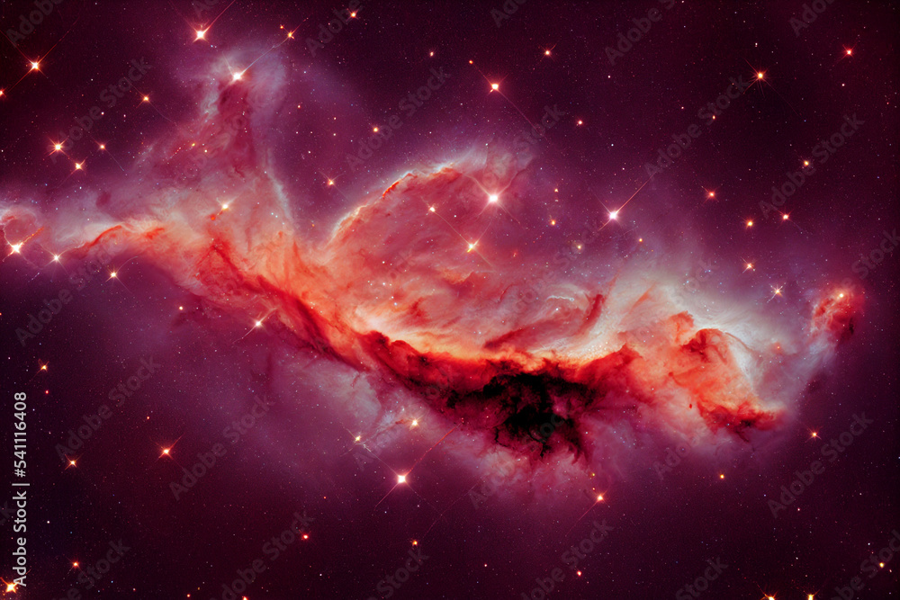Cosmos Stars Cluster Structure Stunning Astrophotography Dramatic