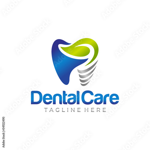 Dental Logo Design. Creative Dentist Logo. Dental Clinic Creative Company Vector Logo.