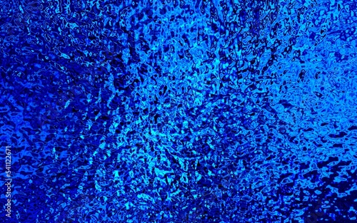 Shiny blue abstract frosted glass texture illustration background. Colorful grunge pattern. Background for presentation, backdrop, website, template, book cover, card, etc.