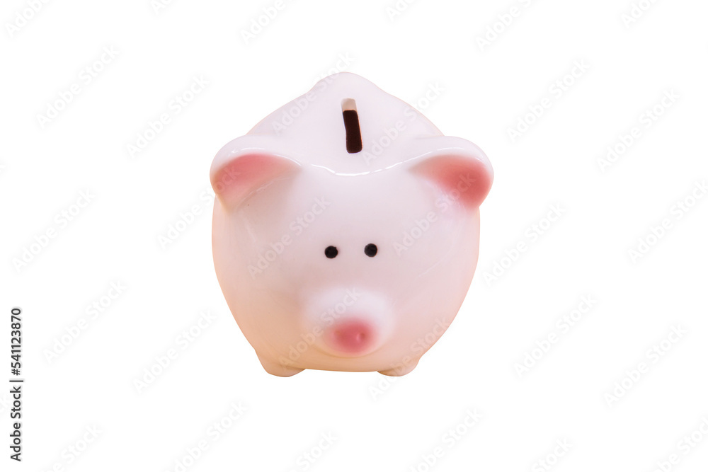 Piggy bank a container for saving money.