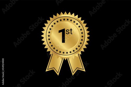 Number one award winner golden Vectors design.