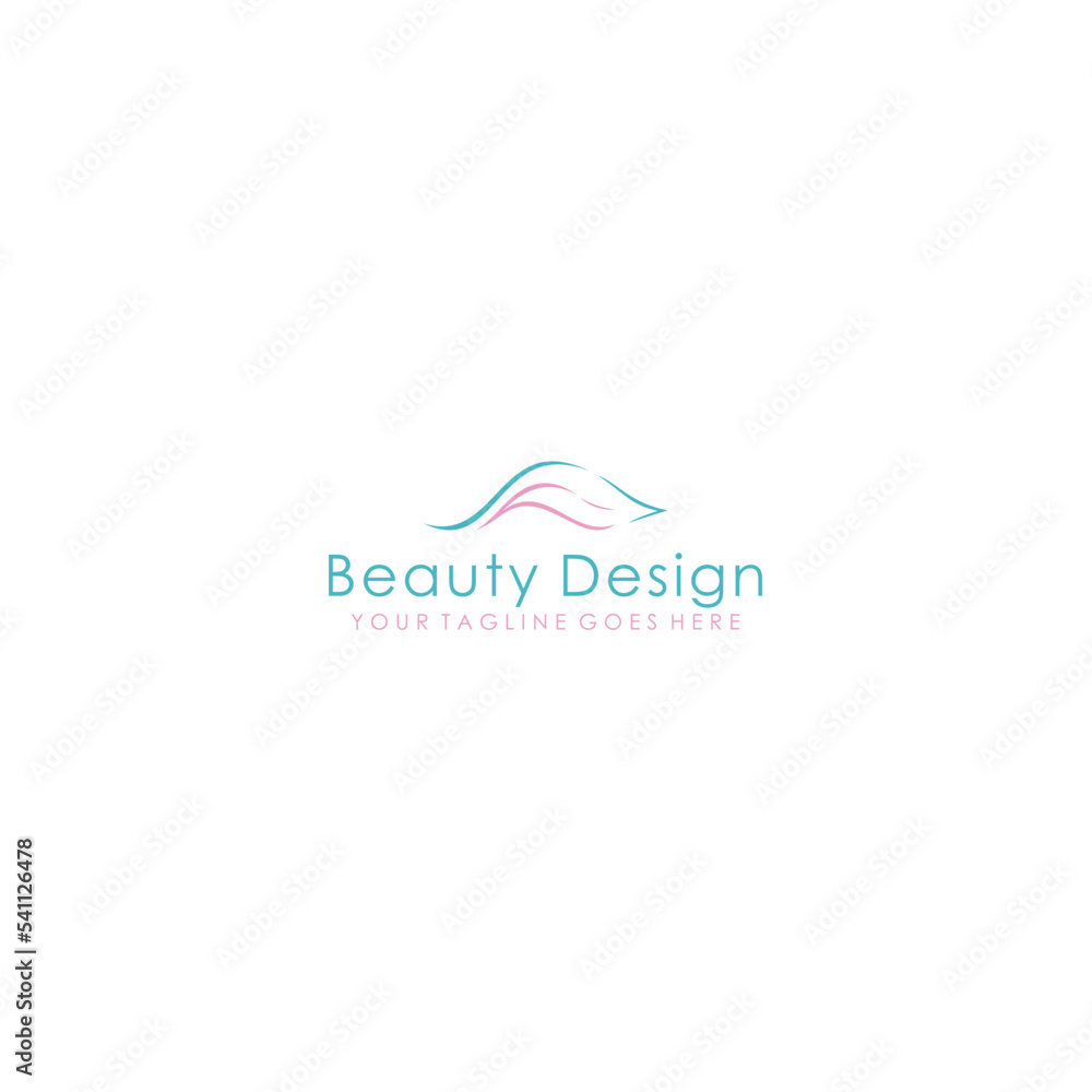 Abstract design concept for beauty salon, massage, magazine, cosmetic and spa. Premium vector icon.