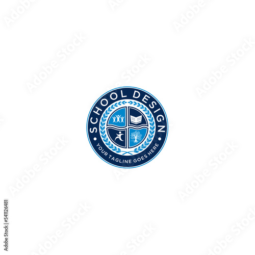 University education logo design