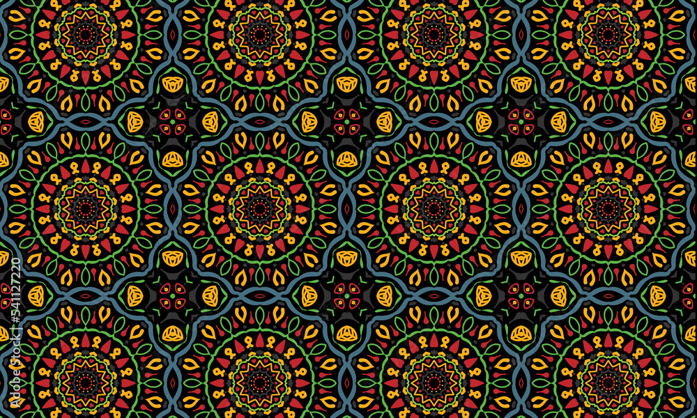 Seamless repeated pattern design, Batiks, batik print, batik seamless pattern, Women's long dress pattern design, vector vintage art illustration Seamless repeated pattern design, Batiks, batik print, batik seamless pattern, Women's long dress pattern design, vector vintage art illustration